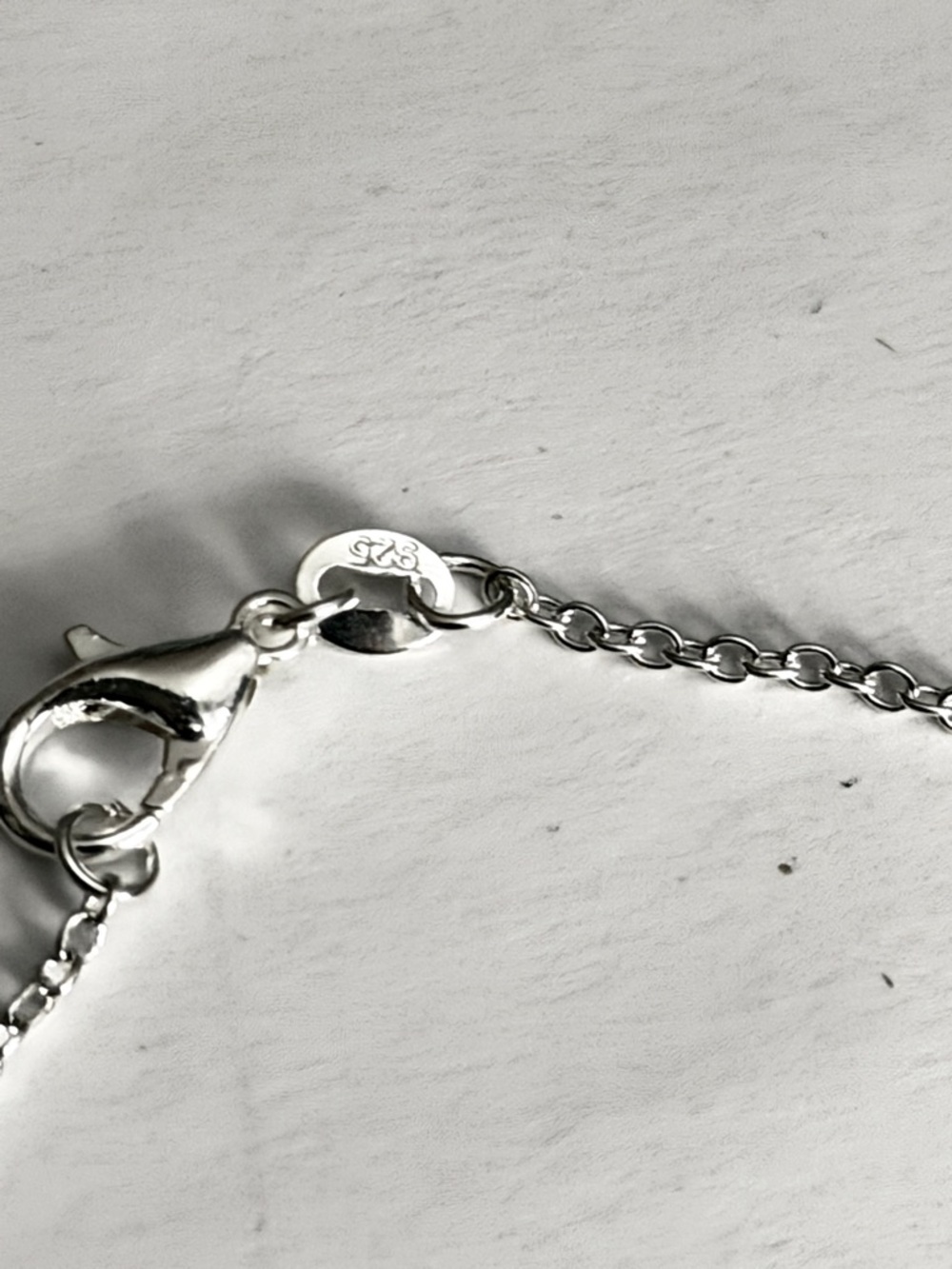 New S925 Sterling Silver Chain Necklace Artisan Blue Lapis Lazuli Fan Pendant - Picture 10 of 12